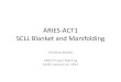 ARIES-ACT1 SCLL Blanket and Manifolding · 2013. 1. 22. · ARIES-ACT1 – Manifold V4 Structural ring thickened at position of lead-through as V3, but divided into only one block,