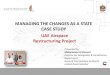 MANAGING THE CHANGES AS A STATE CASE STUDY UAE …€¦ · CHANGE MANAGEMENT Note: Essential for regulatory involvement from the start Airspace Approval Process (E-Service) Changes