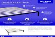 LIVING COLLECTION · 6/13/2019  · With a luxe black ﬁnish and modern design, the Memphis platform ... BED BASE Designed to harmonize with any bedroom decor style Memphis is a