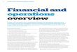 Financial and operations overview - QBE€¦ · recently revised QBE’s rating outlook from ‘negative’ to “stable” and affirmed the financial strength rating of QBE’s key