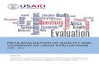 META-EVALUATION OF QUALITY AND COVERAGE OF USAID … · 31.12.2009  · META-EVALUATION OF QUALITY AND COVERAGE OF USAID EVALUATIONS . 2009 – 2012 . August 2013 . This publication