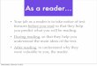 As a reader… Feature Powerpoi… · Common Text Features •Headings (example on next slide)--a “title” to show the main idea of an entire passage •Subheadings (example on