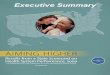Executive Summary -- Aiming Higher: Results from a State ... · health care systems under stress, with deteriorating health insurance coverage for adults and rising health care costs