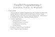 Parallel Programming I - Leiden Universityliacs.leidenuniv.nl/~wijshoffhag/PPI2016_2017/Lecture_1.pdf · • Commercial Applications: servers for large scale web servers (google,