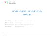 JO APPLIATION PAK … · The criteria set out in the person specification contains all the ... To provide administrative support to the Onboarding pilot from nomination stage Created