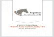 PROFESSIONAL FEEDS AND SUPPLEMENTS FOR HORSES · 2020. 7. 30. · balanced diet of broodmares, foals, growing horses, athletes and recreational horses will have a direct benefit for
