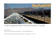 Solar Augmentation Using Parabolic Trough · Presentation Agenda Introduction to SkyFuel Technology Localization in South Africa ... • The installation will be the first concentrating