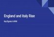 England and Italy Rise - CHPCS 6th and 7th Resourceschpcsvieira.weebly.com/uploads/2/5/6/9/25692297/... · French Empire. While a sailor in the Piedmont-Sardinia navy, Garibaldi became