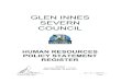 GLEN INNES SEVERN COUNCIL HUMAN RESOURCES POLICY … · HR.4.05 Payment of Professional Association Membership Fees Policy.....17 HR.4.06 Study Incentives Policy .....17 HR.4.07 Staff