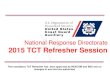 2010 TCT Refresherrdept.cgaux.org/documents/Workshop archives/2015TCTPresentationSlides.pdfTCT Elements In Review 2015 TCT Refresher Session Department of Response . Decision Making