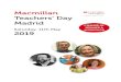 Macmillan Teachers’ Day Madrid · 2019. 4. 17. · Macmillan Education Dear teacher, We are delighted to invite you to the Macmillan Teachers’ Day in Madrid that will take place