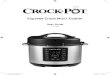 Express Crock Multi-Cooker · cooking. Cannot be unlocked until all pressure inside the unit has been released. Not required when using Brown/Sauté mode. E. Cooking Pot 5.7L capacity