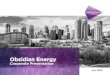 Obsidian Energy Corporate Presentation€¦ · 30/07/2020  · This presentation should be read in conjunction with the Company’sunaudited interim consolidated financial statements,