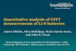 Quantitative analysis of GITT measurements of Li-S batteriesenergysuperstore.org/esrn/wp-content/uploads/2017/... · James Dibden, Nina Meddings, Nuria Garcia-Araez, and John R. Owen