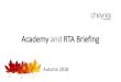 Academy and RTA Briefing - Cheynes Training€¦ · •Institute for Apprenticeship Funding Review ... •£2,000 cut in funding for all new standards hair / barbering apprentices