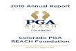 Colorado PGA REACH Foundation · • Colorado PGA REACH strongly believes golf is a game for all. • Colorado PGA REACH knows that introduction to the game at a young age can improve