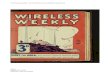 RELES -   ...

The wireless weekly : the hundred per cent Australian radio journal Page 1 nla.obj-627775353 National Library of Australia ·-- - -- -----,-.,W~\RELES.S