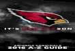 ARIZONA CARDINALS 2016 A-Z responsible fashion. All ticket holders are responsible for their conduct