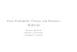 Free Probability Theory and Random Matricesweb.mit.edu/sea06/agenda/talks/Speicher_survey.pdf · Free Probability Theory and Random Matrices Roland Speicher Queen’s University Kingston,