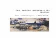 Des poètes méconnus du Québecbeq.ebooksgratuits.com/pdf-word/Poésie1.doc · Web viewDes poètes méconnus du Québec Une anthologie, 1800-1950. BeQ Les auteurs présentés ici