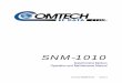 SNM-1010 Data/Control Modem€¦ · Filename: T_ERRATA 1 Errata A Comtech EF Data Documentation Update Subject: MIDAS Node Installation Date: June 21, 2002 Document: SNM-1010 Data/Control