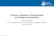 Trends in Assistive Technologies and Digital Accessibility · Trends in Assistive Technologies and Digital Accessibility ... Zurich University of Applied Sciences Sept. 15, 2016