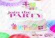 join the PARTY · In 2015, we launched a range of baking and decorating products in Australia that are innovative, fun and make baking and decorating so incredibly easy, especially