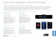 Legion Phone Datasheet · GSM (Bands 2, 3, 5, 8) Colours Vengeance Red / Blazing Blue Processor CPU: Qualcomm® Snapdragon™ 865 Plus 5G Mobile Platform GPU: Qualcomm® Adreno™