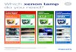 Which xenon lamp do you need? - Philips...D1S, D2S, D2R Available in D1S, D2S, D2R, D3S Available in D1S, D2S, D2R, D3S, D4S Up to Up to Images for illustration purposes only * Compared
