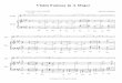 Violin Fantasy in A Major - Sheet music · Violin Piano Soft, serene, almost mournful Julius B Schmidt Vln. Pno. 7 7 Vln