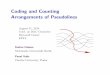 Coding and Counting Arrangements of Pseudolinespage.math.tu-berlin.de/~felsner/Lehre/KoKo12/numarr...Counting Arrangements B nnumber of isomorphism classes of simple arrangements of