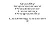 Capacity Building for Quality Improvement within … · Web viewQuality Improvement Practitioner Learning Programme Learning Session 2