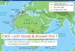 CW3 – p37 Vocab & Answer this · •Originally, Europeans wanted a faster way to reach Asia for trade (Columbus) •When Columbus accidentally discovered America, Europeans quickly