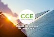 TOMORROW’S STRATEGY WE DELIVER TODAY · TOMORROW’S STRATEGY WE DELIVER TODAY A clear mission: being the solution partner for the future of energy supply. From the outset, CCE’s