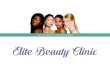 TREATMENT BROCHURE Elite Beauty Clinic · Chin Lip & chin Full face Centre of brow Eyebrow shape Front of neck £30 £45 £65 £110 £20 £45 £65 This virtually painless treatment