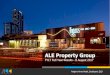 ALE Property Group · Property Valuations $1,080.2m Valuations increased by 9.1% Average capitalisation rate decreased to 5.14% Independent valuers’discounted cash flow methodology