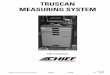 TRUSCAN MEASURING SYSTEM - Chief Technology€¦ · tative, call the Chief Automotive Technologies 24-hour toll-free telephone number (800-445-9262). If located outside the United