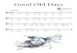 Good Old Days - ViolinSchool.com€¦ · How I long for the good old days, Longingly way back when, dis tant-mem o-ries.-5 How I long for the good old days, when it 9 all seemed ev