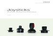 Joysticks - eao · EAO joystick control-lers also offer the potential for applications in construction and agricultural machinery and vehicles as well as police, fire-fighting and