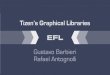 Tizen’s Graphical Libraries EFL · Graphical Libraries (EFL) Subsystems Kernel. TIZEN AND EFL HTML5 applications WebKit Native applications EFL Kernel + Subsystems. EFL Basics