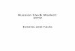 Russian Stock Market: 2012 Events and Facts · Teplova, T. V. – Chief of the Financial Markets Analysis Lab of NRU HSE, Doctor of Economics, Professor; Zaltsman, A. A. – analyst