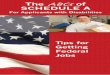 TRIM HERE > SCHEDULE A...Back Page (Crop at line) Tips for Getting Federal Jobs The ABCs of SCHEDULE A For Applicants with Disabilities U.S. Equal Employment Opportunity Commission