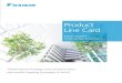Daikin Applied Product Line Card · Product Line Card Daikin Applied HVAC system solutions Advanced technology and solutions from the world’s leading innovator in HVAC. Daikin Industries,