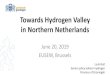 Towards Hydrogen Valley in Northern Netherlands · 2019. 6. 28. · large corporations, SMEs, knowledge institutes, governments •A lot of support from the Netherlands and abroad