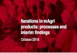 Iterations in mAgri products: processes and interim …...Comparing marketing events Self-registration events generated more, better quality users than agent activations during this