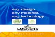 any design. any material. any . Locker Requirements/Planning Checklist Locker Type Locker Size (W x