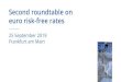 Second roundtable on euro risk-free rates · 2019. 9. 26. · cash and derivatives products Second roundtable on euro risk-free rates Frankfurt, 25 September 2019 Christian Gau Deutsche
