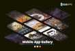 Mobile App Gallery...PWAs work on any mobile including iOS, Android and Windows phones. One app for all devices. PWAs can be linked to businesses’ existing websites, which is great