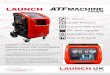 01752 344989 enquiries@launchtech.co.uk ... · software to provide a consistent, reliable and accurate 99.9% fluid exchange. Built in printer and large display screen & easy to read