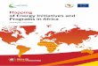Mapping of Energy Initiatives and Programs in Africa€¦ · European Commission, the African Union Commission and the NEPAD Planning and Coordinating Agency, stakeholders asked the